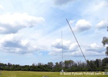 Third tower coming down