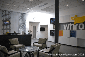 WHRO's lobby