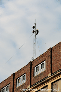 Climbers at work