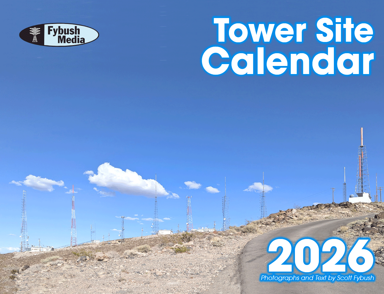 VERY FEW LEFT! THE 2026 TOWER SITE CALENDAR